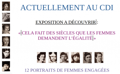 Exposition femmes engaées